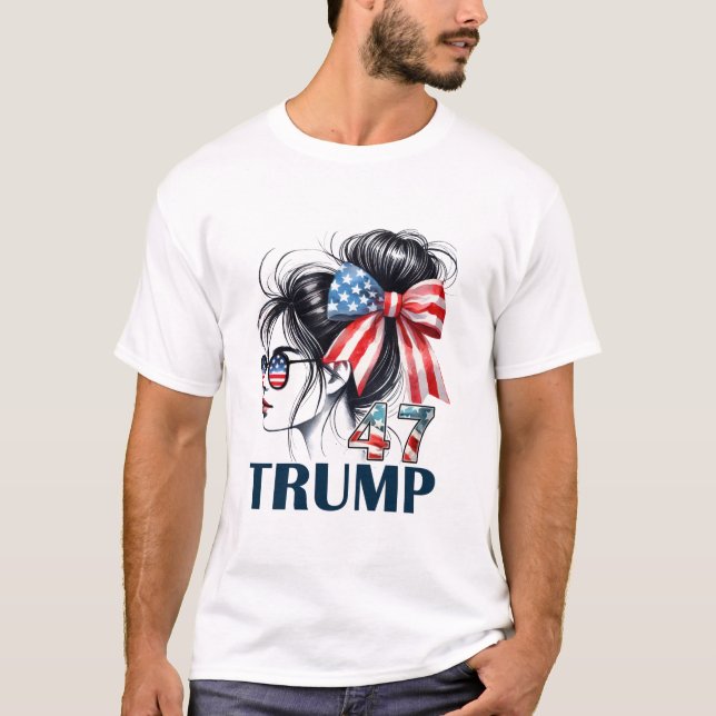 Trump 47 Trump 2024 Election T-Shirt (Front)