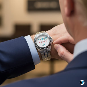 Trump 47 With Five Star, Vintage Retro Watch