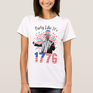 Trump 4th Of July Party Like It’s 1776 Independenc T-Shirt