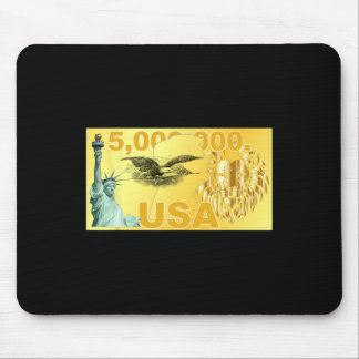 Trump 5 Million Dollar Wealthy Migrant American Go Mouse Mat