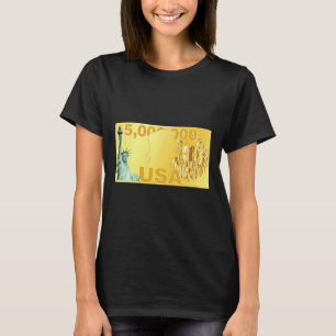 Trump 5 Million Dollar Wealthy Migrant American Go T-Shirt