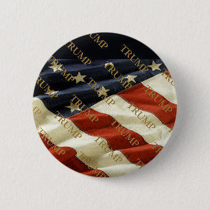 TRUMP 6 CM ROUND BADGE