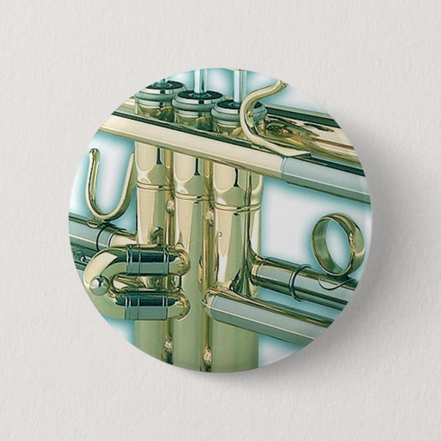 trump 6 cm round badge (Front)