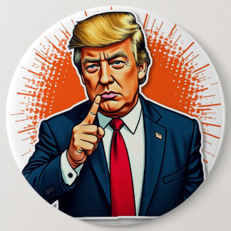Trump 6 Cm Round Badge