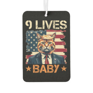 Trump 9 Lives Baby Car Air Freshener