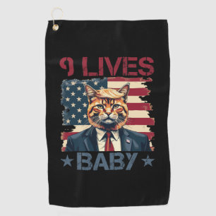 Trump 9 Lives Baby Golf Towel