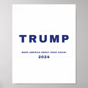 Trump-a-mania Trumpamania Wrestler Tee Trump Vance Poster
