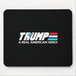 Trump A Real American Hero Mouse Mat
