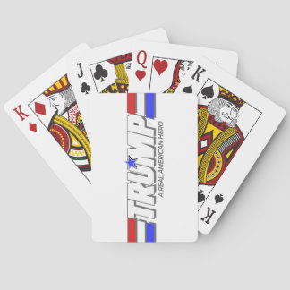 Trump - A Real American Hero playing cards
