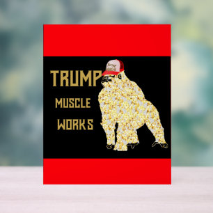 TRUMP ACRYLIC SIGN