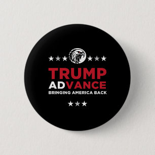 Trump Advance Trump Vance Republican Vp Nominee Ti 6 Cm Round Badge