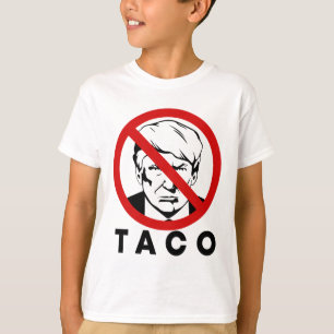 Trump Always Chickens Out Funny Taco Joke Retro St T-Shirt