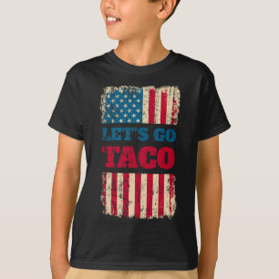 Trump Always Chickens Out Let's Go Taco T-Shirt