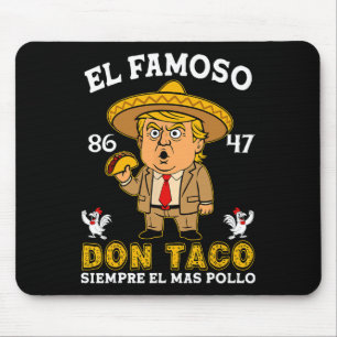 Trump Always Chickens Out Mouse Mat