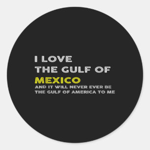 Trump America Gulf Of Mexico President Trump Gulf Classic Round Sticker