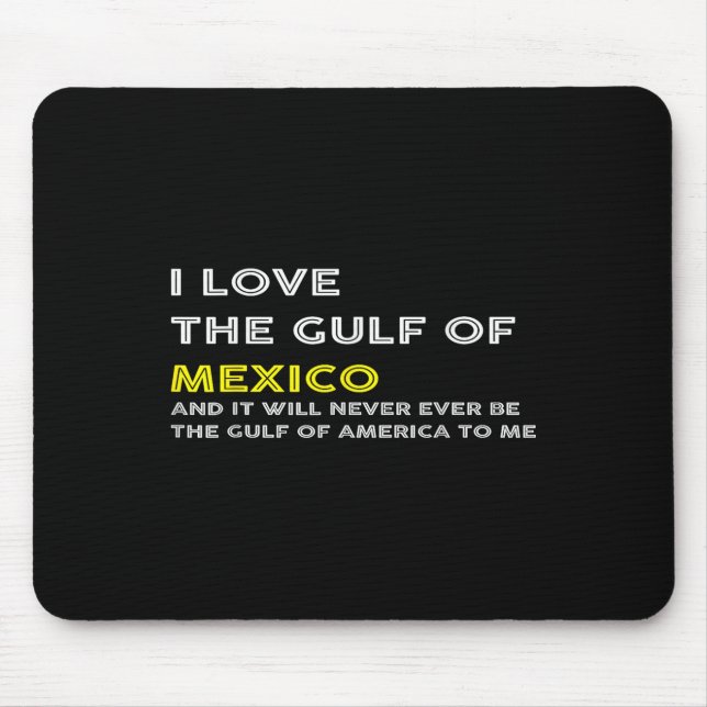 Trump America Gulf Of Mexico President Trump Gulf  Mouse Mat (Front)