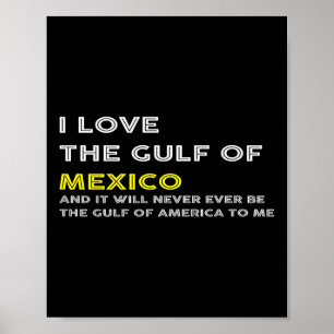 Trump America Gulf Of Mexico President Trump Gulf  Poster