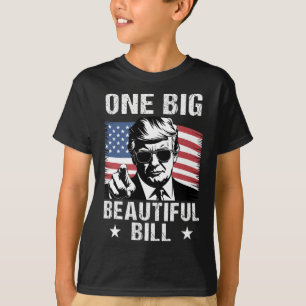 Trump American Big Bill One Big Beautiful Bill Pol T-Shirt