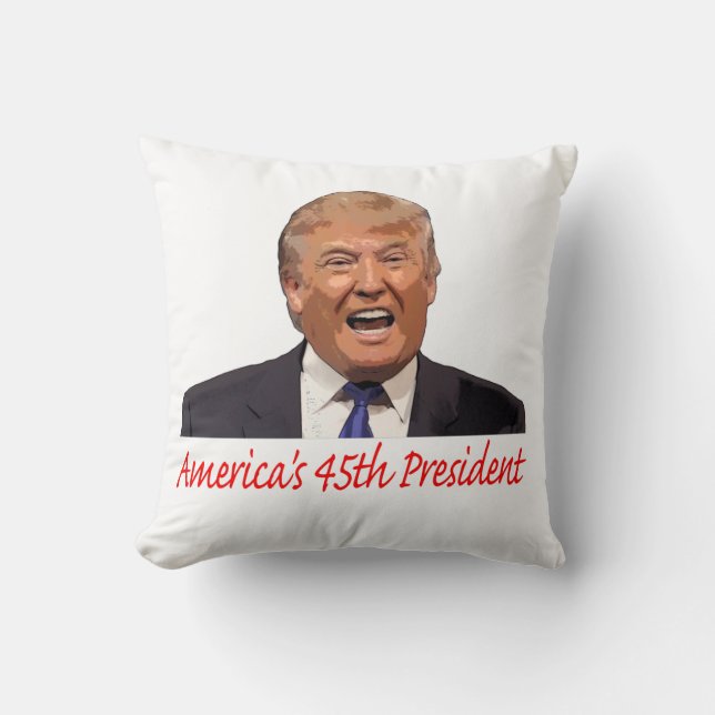 Trump, America's 45th President Cushion (Front)