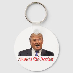 Trump, America's 45th President Key Ring