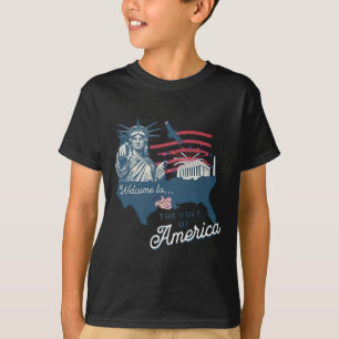 Trump America's Gulf Mexico Funny Trump Usa Flag T-Shirt