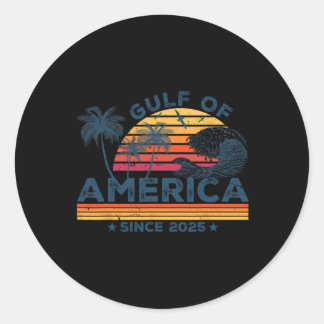 Trump America's Gulf Mexico President Trump  Classic Round Sticker