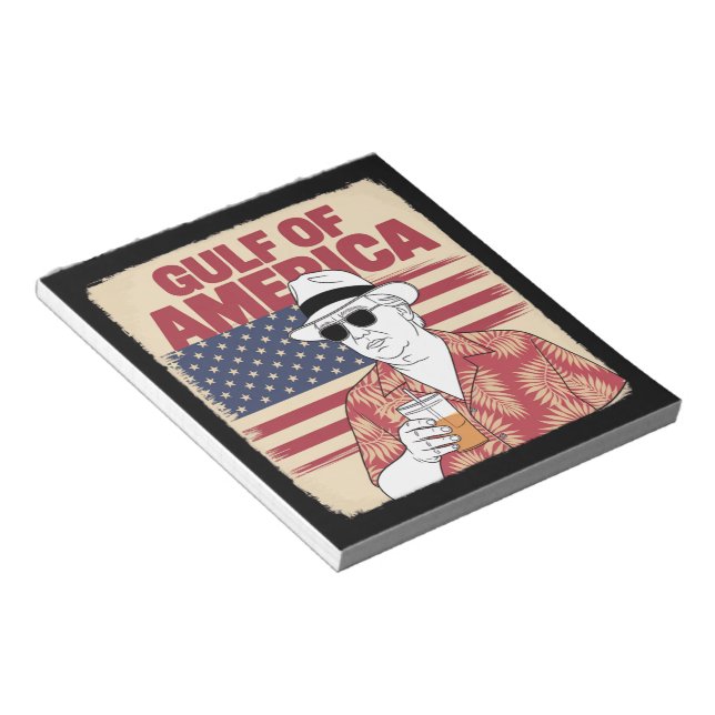 Trump America's Gulf Mexico President Trump  Notepad (Angled)