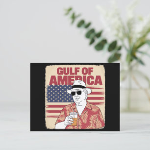 Trump America's Gulf Mexico President Trump Postcard