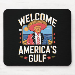 Trump America's Gulf Mexico President Trump Sombre Mouse Mat