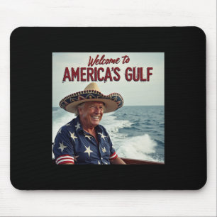Trump America's Gulf Mexico President Trump Sombre Mouse Mat
