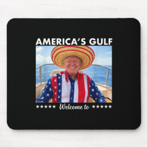 Trump America's Gulf Mexico President Trump Sombre Mouse Mat