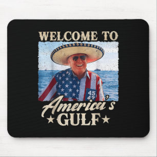 Trump America's Gulf Mexico President Trump Sombre Mouse Mat
