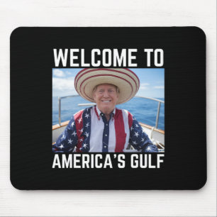 Trump America's Gulf Mexico President Trump Sombre Mouse Mat