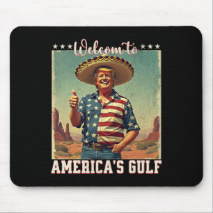 Trump America's Gulf Mexico President Trump Sombre Mouse Mat