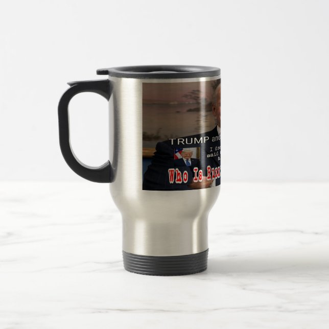 Trump and Biden Debate Travel Mug (Left)