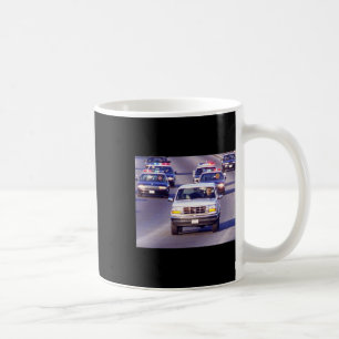 Trump And Fat Vance Police Car Chase Of Oma Meme  Coffee Mug