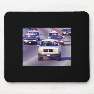 Trump And Fat Vance Police Car Chase Of Oma Meme  Mouse Mat