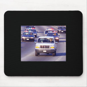 Trump And Fat Vance Police Car Chase Of Oma Meme  Mouse Mat