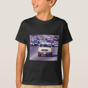 Trump And Fat Vance Police Car Chase Of Oma Meme  T-Shirt
