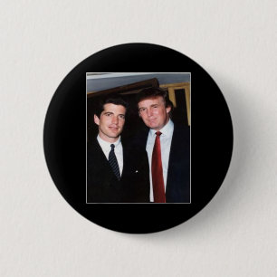Trump And Jfk Anonymous  6 Cm Round Badge