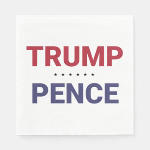 Trump and Pence (2020 US Election) Napkin