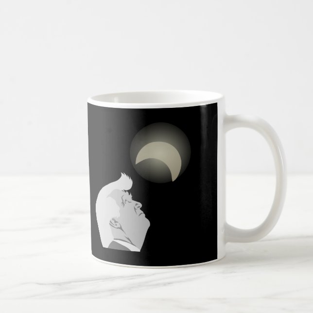 Trump and the Solar Eclipse Coffee Mug (Right)