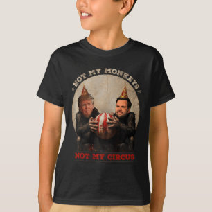 Trump And Vance Not My Monkeys Not My Circus T-Shirt