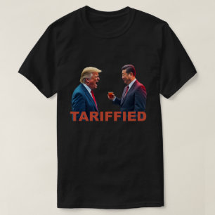 trump and Xi Jinping tarrified T-Shirt