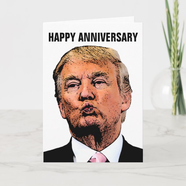 TRUMP ANNIVERSARY CARD FOR COUPLE (Front)
