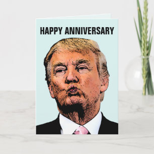 TRUMP ANNIVERSARY CARD FOR COUPLE