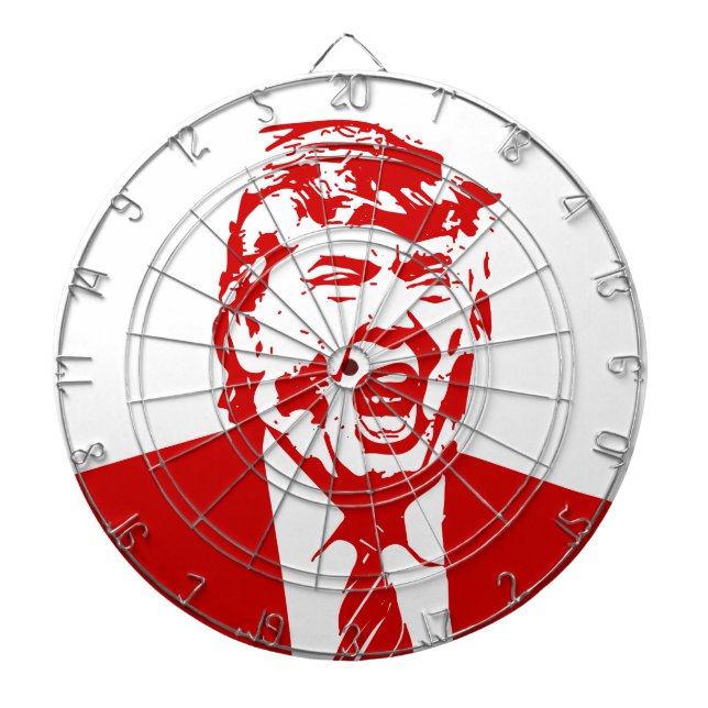 TRUMP ANTICHRIST for President 2016 Dartboard (Front)