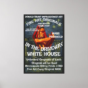 Trump Armageddon Sodom Gomorrah Republicans Canvas Print
