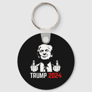 Trump Arrest This Fingers 2024 America Usa Flagfun Key Ring