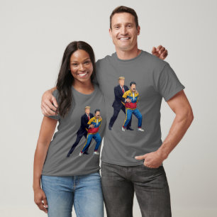 Trump Arresting Maduro Political Satire Graphic T-Shirt